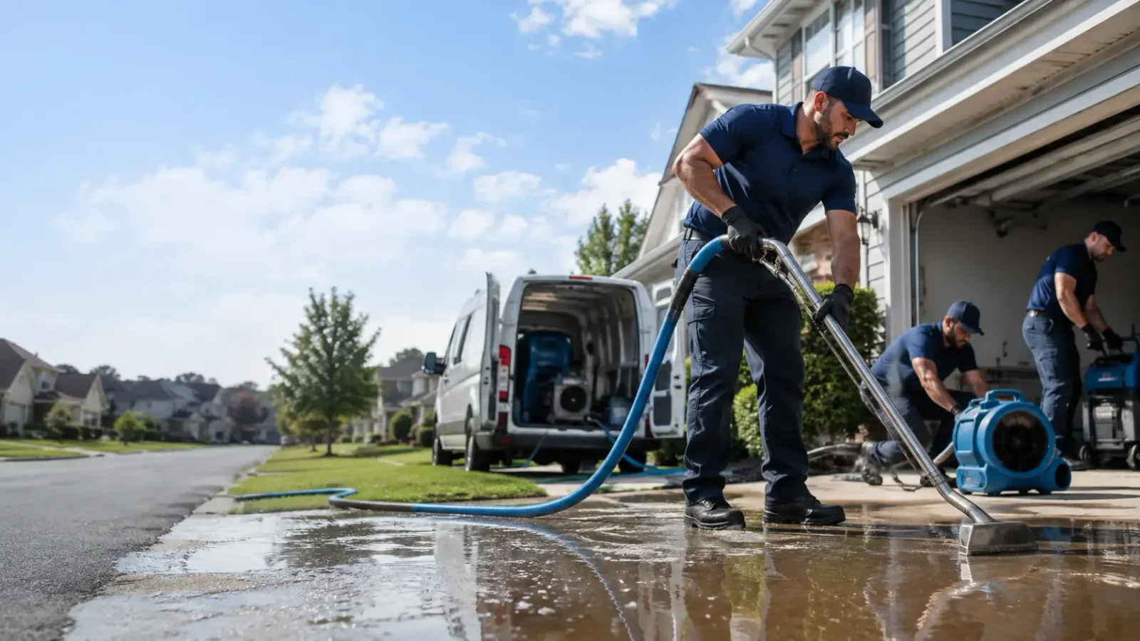Flood Damage Restoration in Hubertus, WI